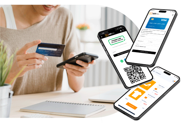 Online payment methods include QR codes, forms, and more