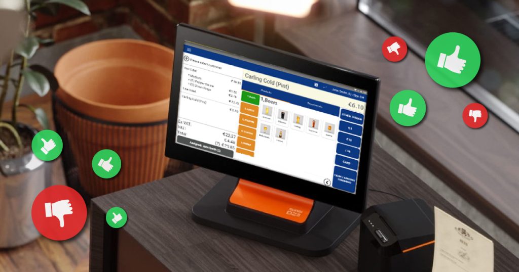 advantages and disadvantages of epos systems, with an epos screen