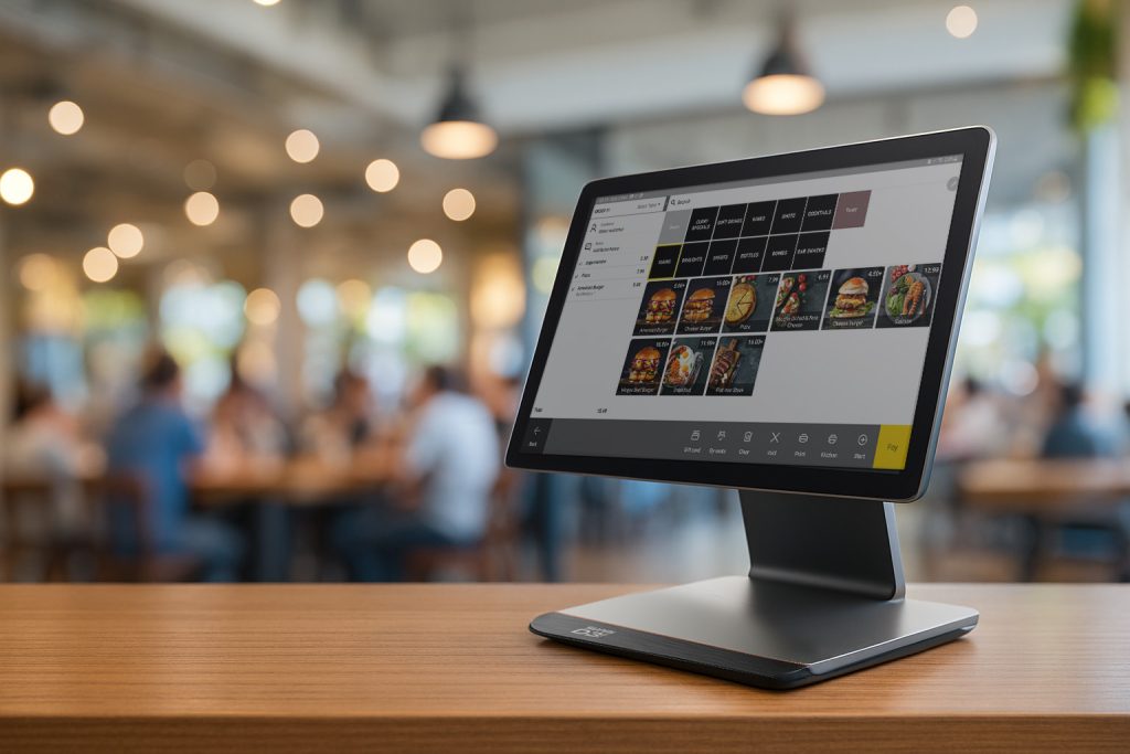SUNMI T2S single screen payment terminal Ireland showcasing Android touchscreen interface with intelligent business management