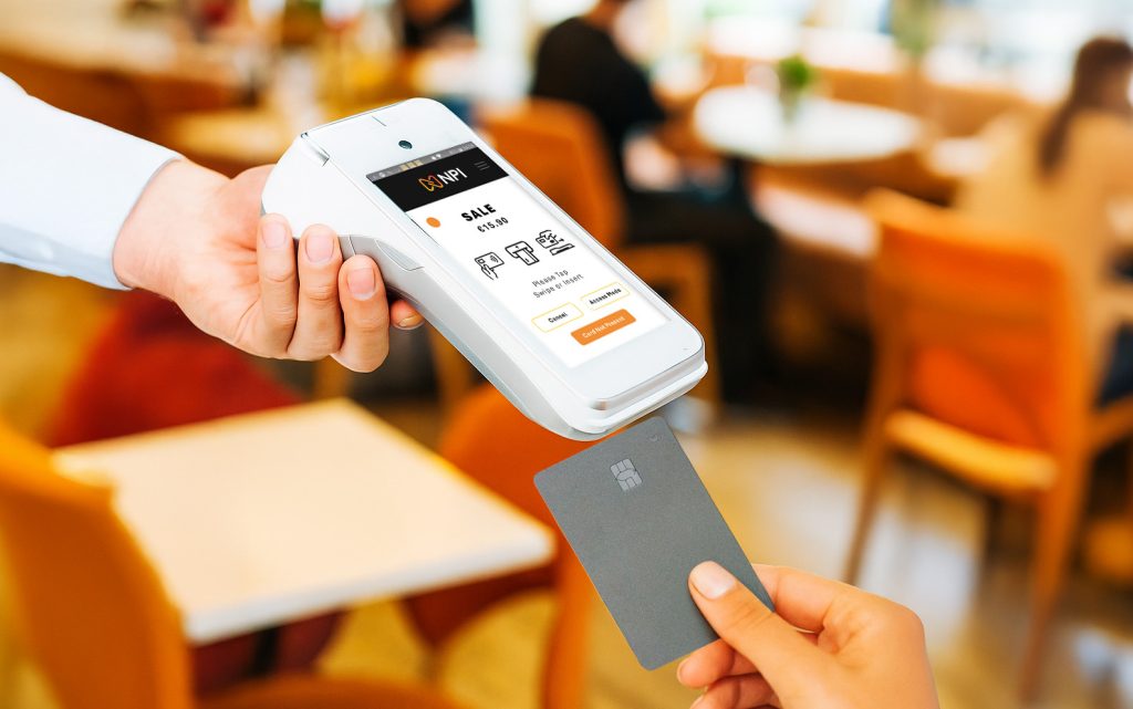 Mobile card reader Ireland contactless payment PAX A920 PRO restaurant portable card machine Ireland wireless transaction