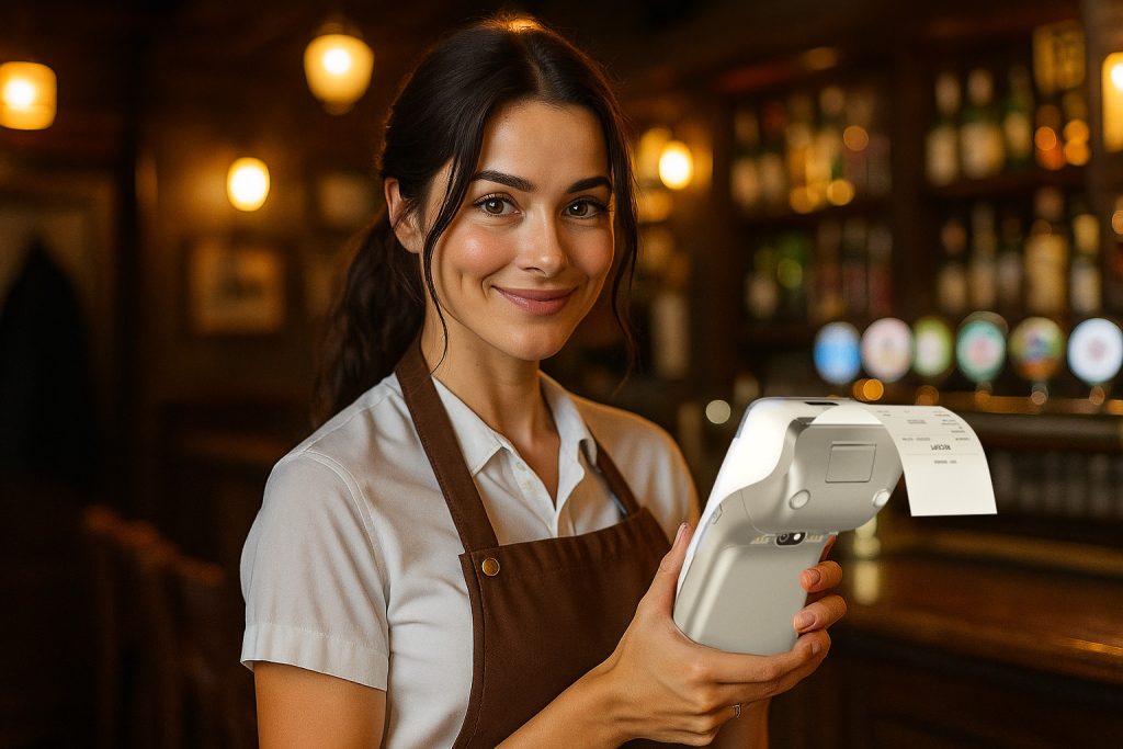 pub card machine Ireland waiter PAX A920 PRO bar payment systems Ireland