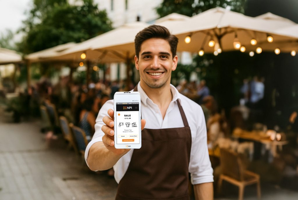 card machine insurance Ireland waiter PAX A920 PRO restaurant payment equipment protection