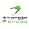 A square image of Energie Fitness' logo in grey and green.